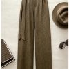 Women’S Wide Leg Pants | High Waist with Waist Tie Design, Zipper Closure, Suitable for Office, Parties, and Daily Wear | All-Season, Chic and Durable