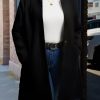 Plus Size – Xiao Fu Directional | Coffee-Colored Mid-Length Coat | Lapel Design | Warmth | Elegant Casual Style | Women’S Outerwear